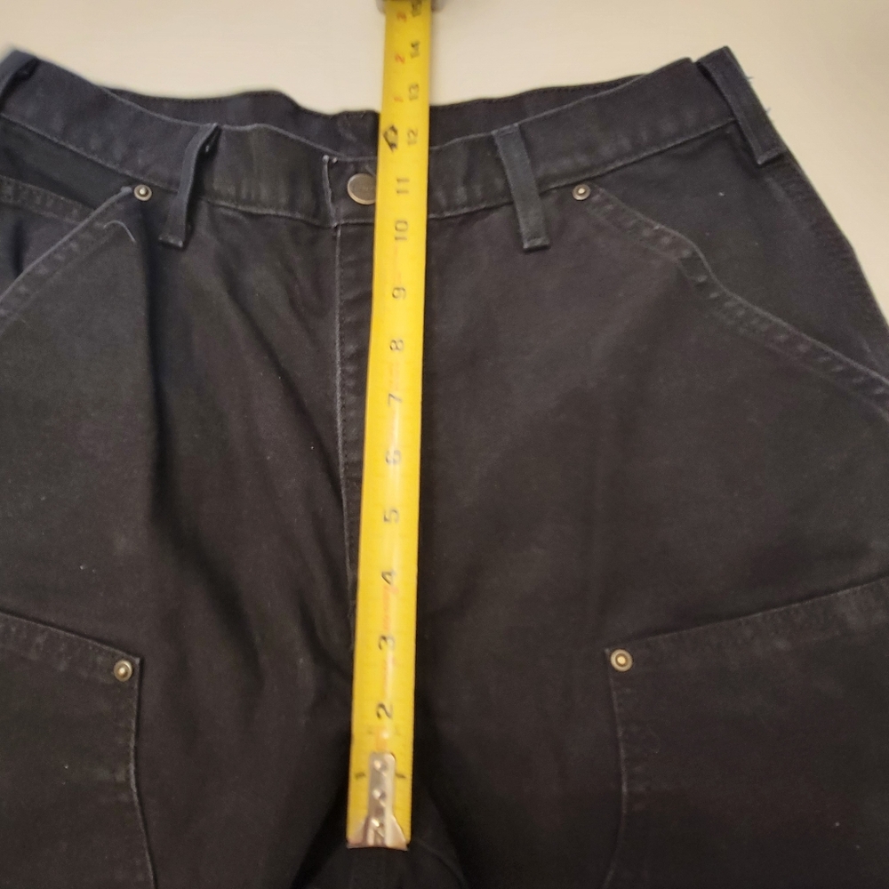 Carhartt Loose Straight Washed Duck Double-Front Jeans Black B136 Men's 30x29 - Picture 16 of 16